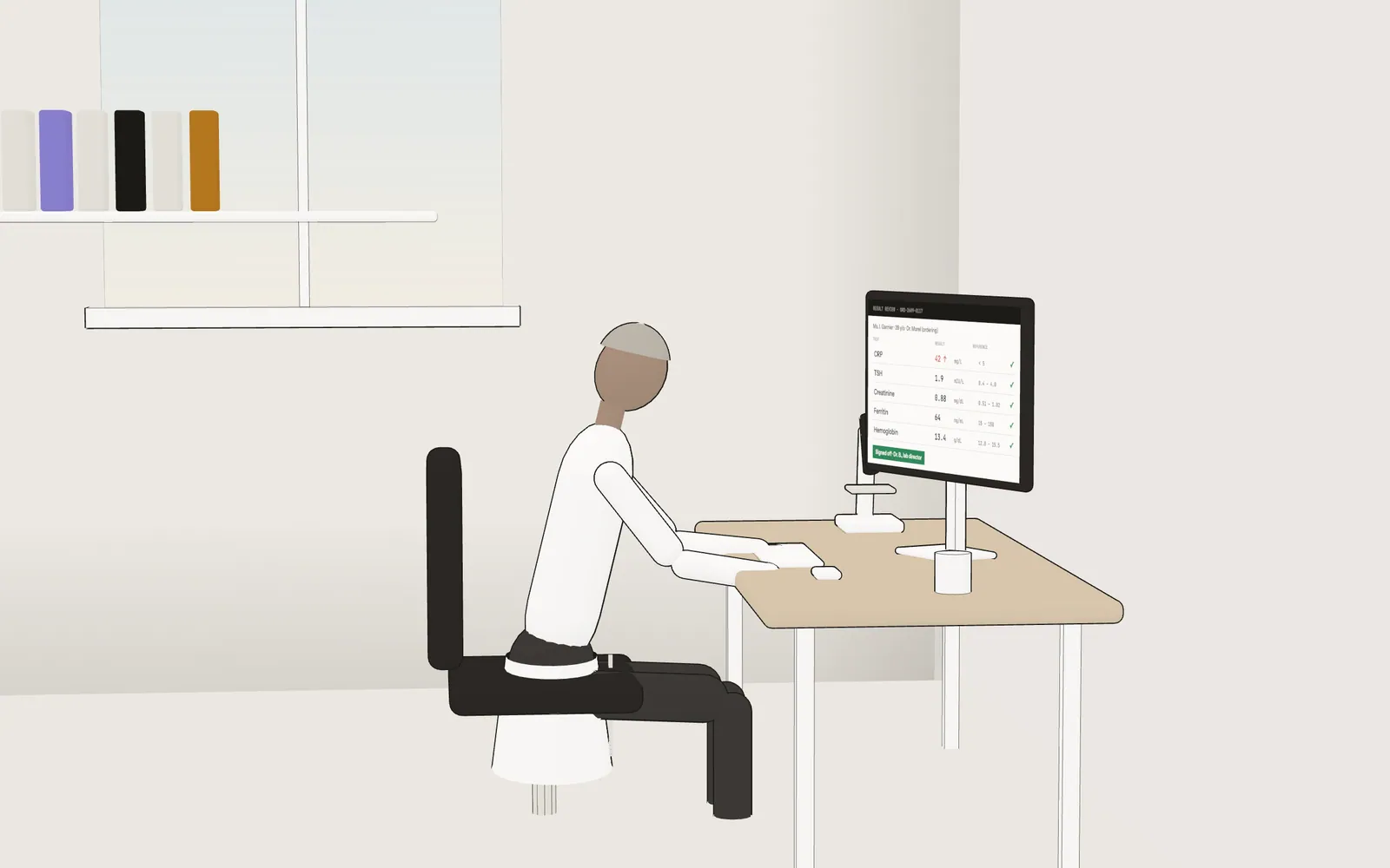 The lab in cross-section: lab director
